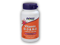 Vitamin D3 & K2 1000 IU/45 ug 120 kapslí