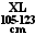 příchut XL 105-123cm